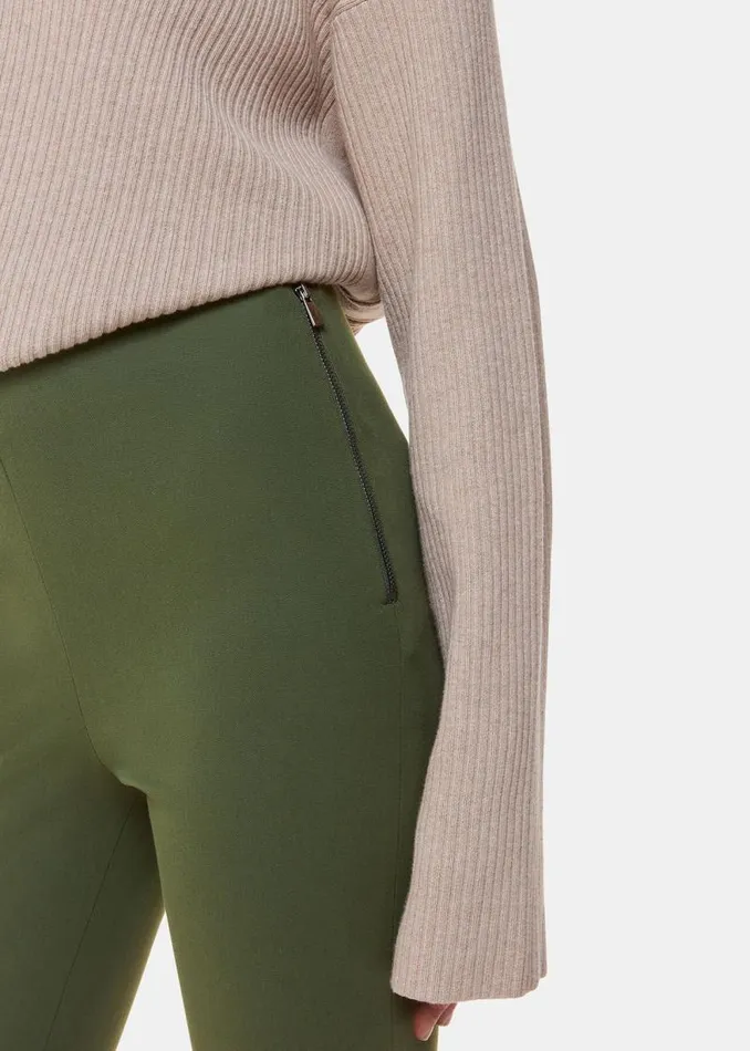 Whistles Pants Khaki Super Stretch Pants 8211 Women