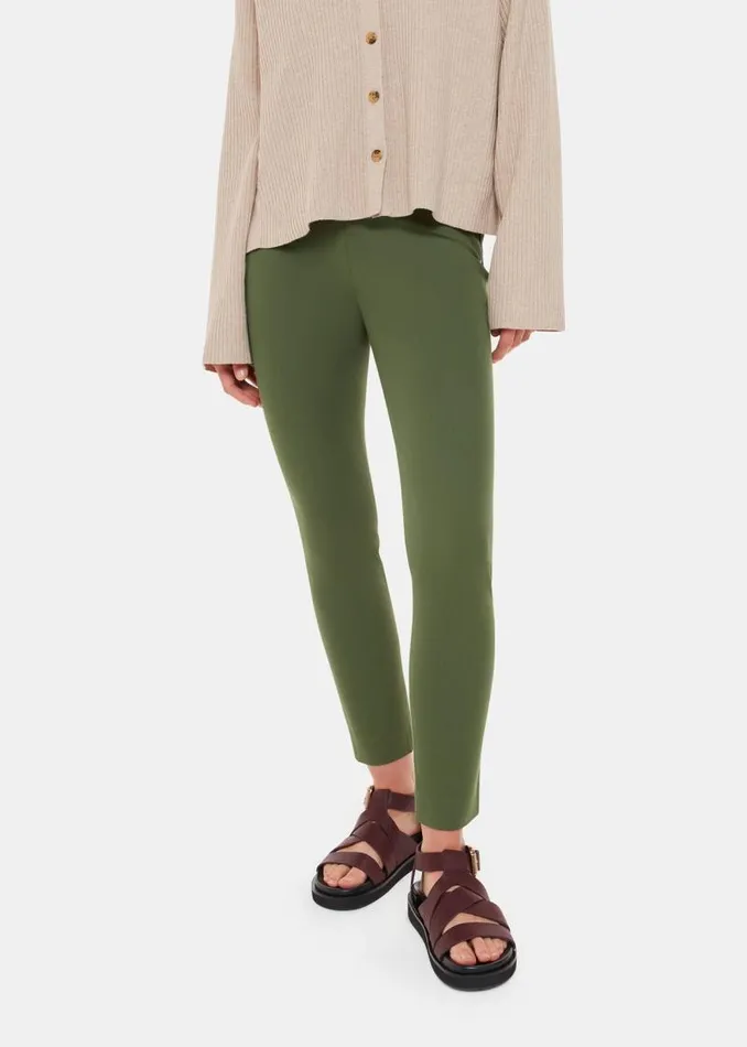 Whistles Pants Khaki Super Stretch Pants 8211 Women