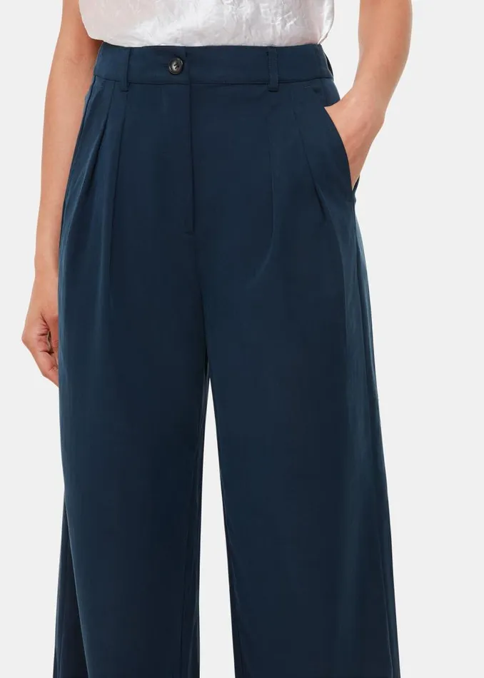 Whistles Pants Navy Joss Tailored Pants 8211 Women