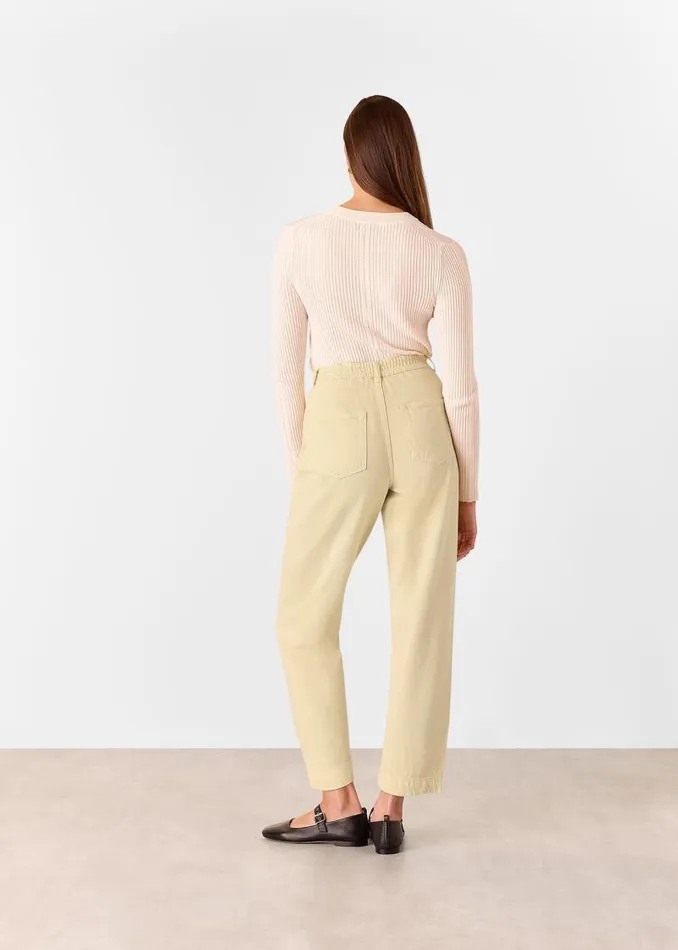 Whistles Pants Neutral Lola Cotton Blend Pants 8211 Women