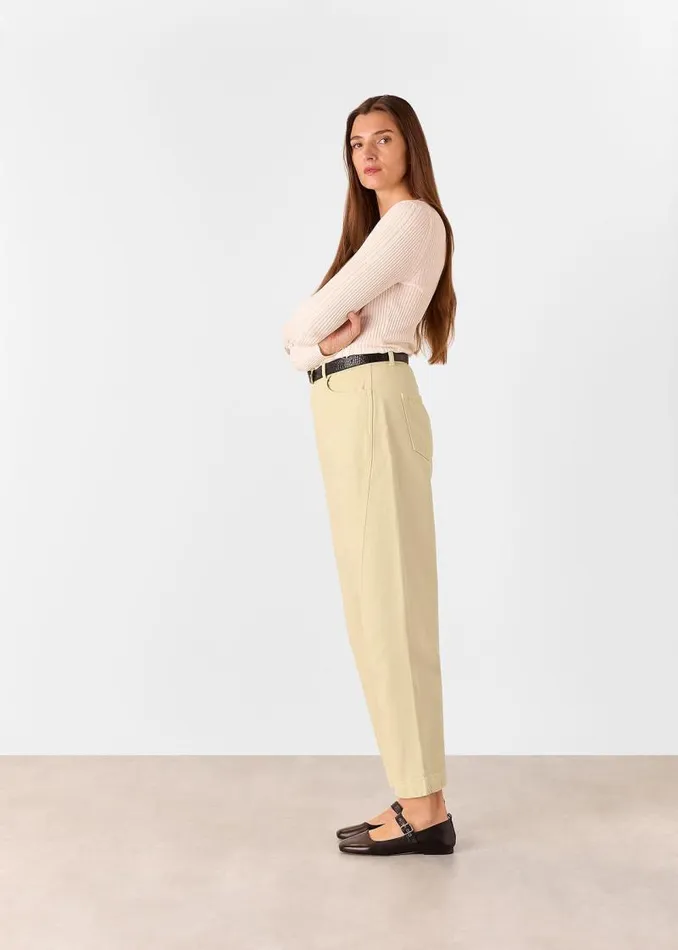Whistles Pants Neutral Lola Cotton Blend Pants 8211 Women