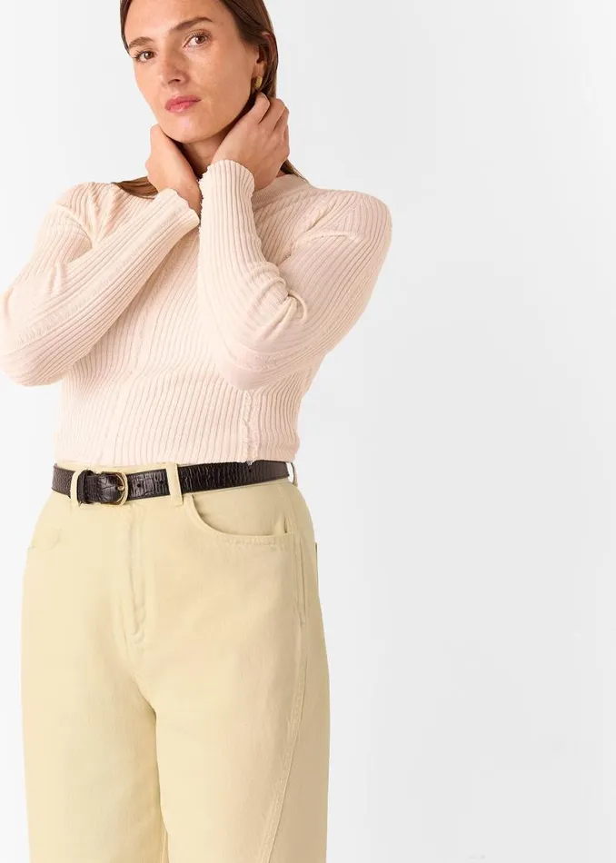 Whistles Pants Neutral Lola Cotton Blend Pants 8211 Women