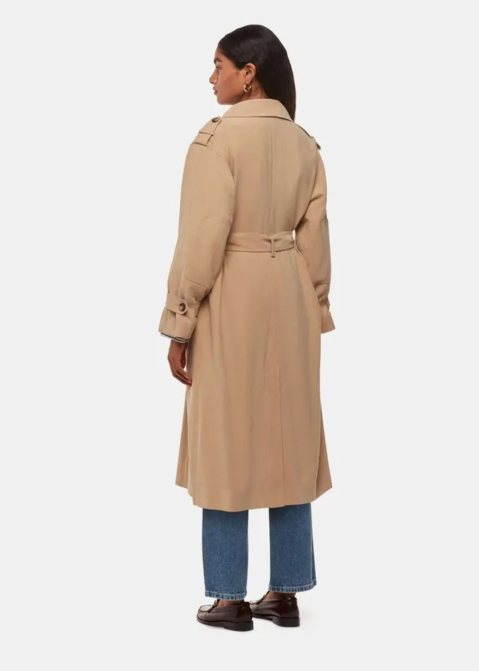 Whistles Petite Coats and Jackets Neutral Petite Riley Trench Coat 8211 Women