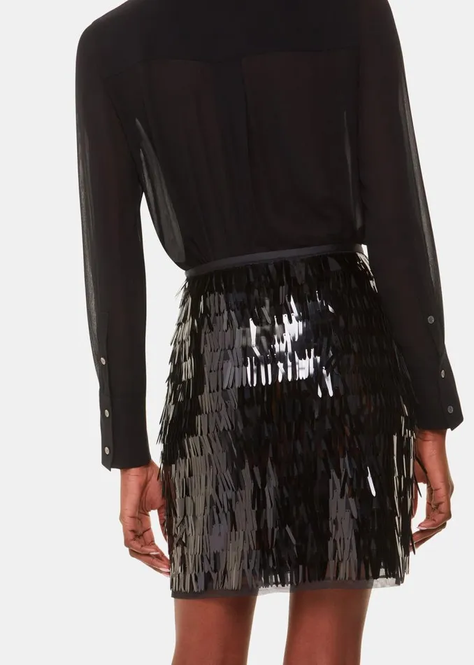 Whistles Skirts Black Sword Sequin Mini Skirt 8211 Women