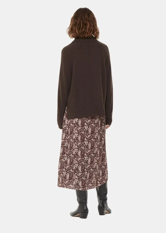 Whistles Skirts Micro Leopard Print Wrap Skirt 8211 Women