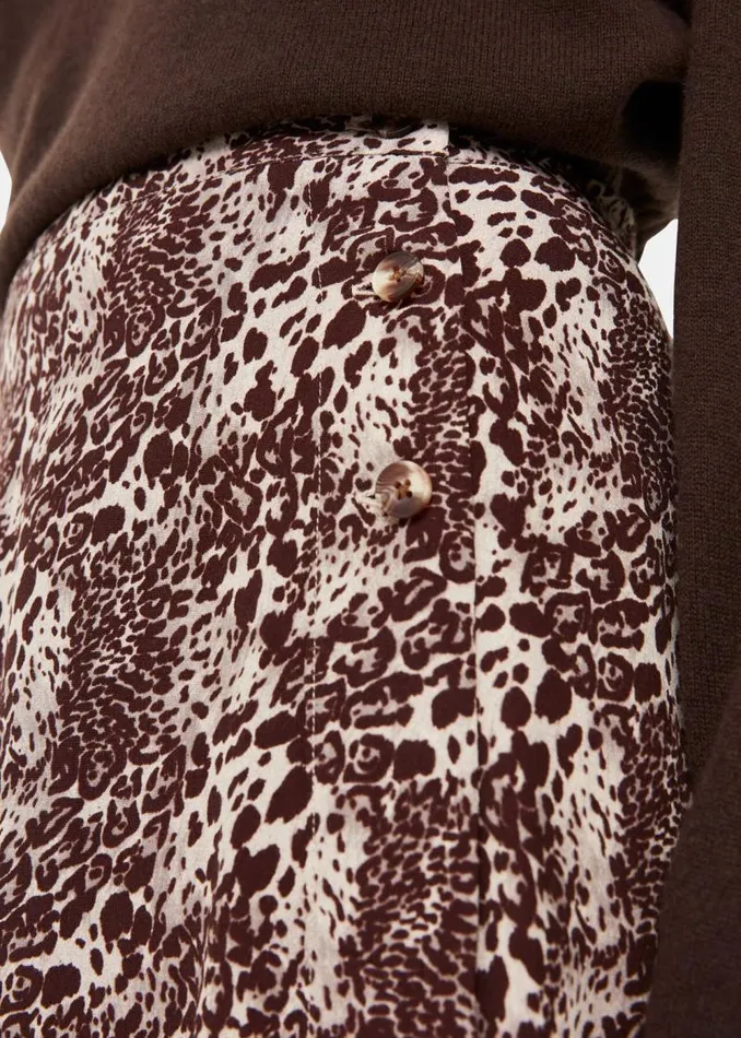 Whistles Skirts Micro Leopard Print Wrap Skirt 8211 Women