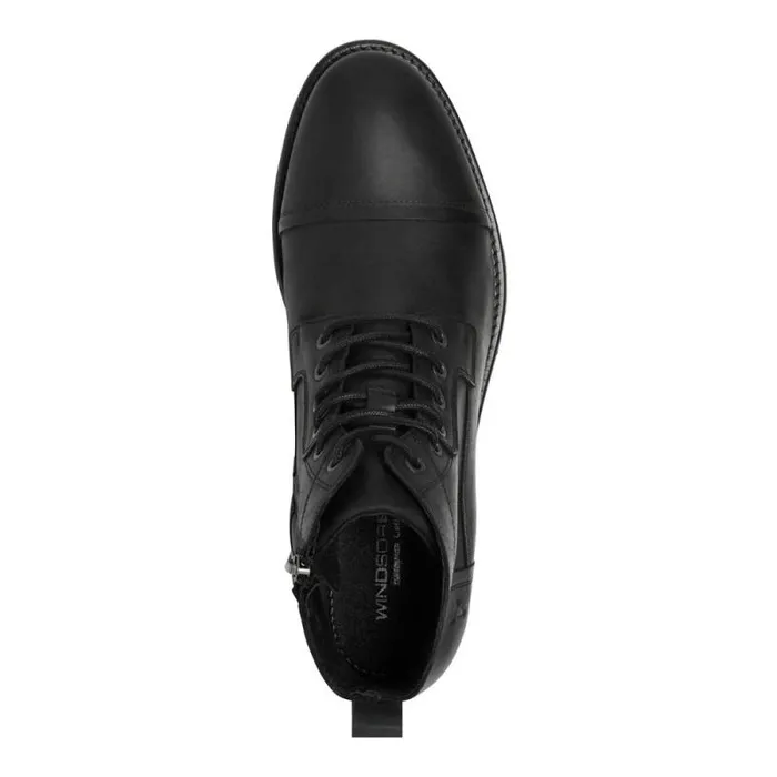 Windsor Smith Boots Men AIDAN BLACK LEATHER BOOTS Windsor Smith Boots Men AIDAN BLACK LEATHER BOOTS