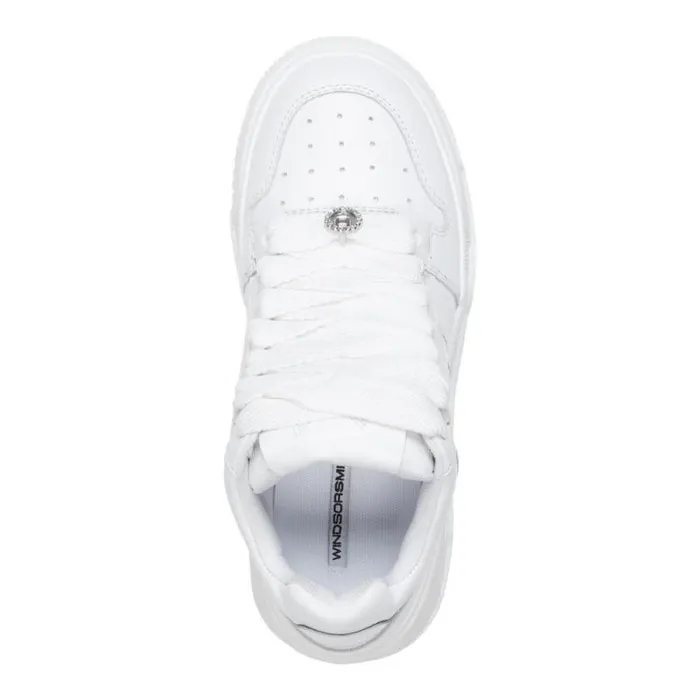 Windsor Smith Platform Sneakers Women AWAKEN WHITE LEATHER SNEAKERS Windsor Smith Platform Sneakers Women AWAKEN WHITE LEATHER SNEAKERS