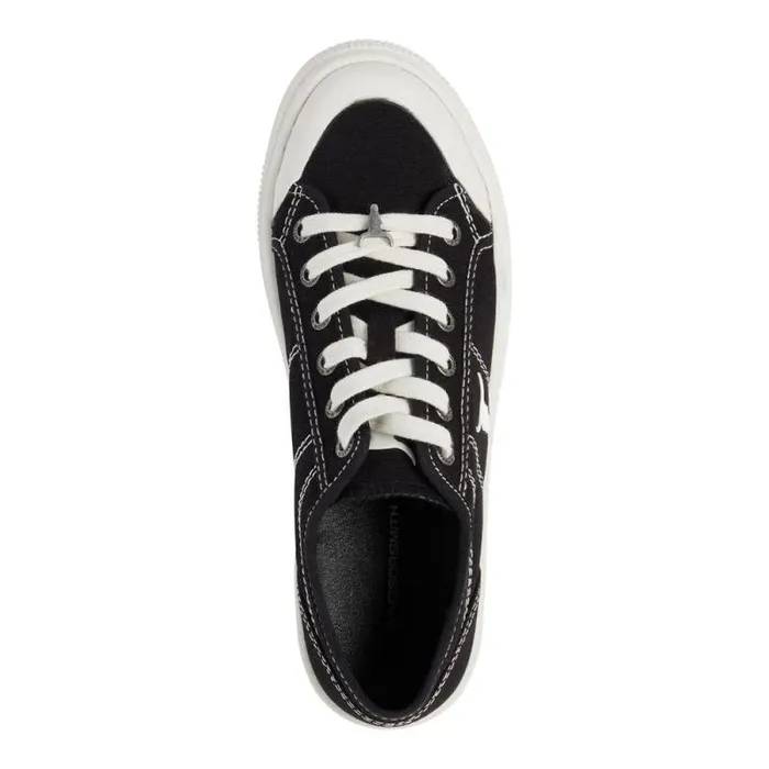 Windsor Smith Platform Sneakers Women DEALBREAKER BLACK CANVAS OFF WHITE SNEAKERS Windsor Smith Platform Sneakers Women DEALBREAKER BLACK CANVAS OFF WHITE SNEAKERS
