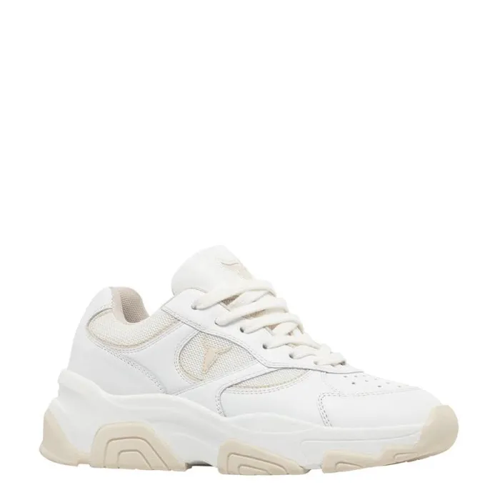 Windsor Smith Platform Sneakers Women GHOSTED WHITE BLONDE SNEAKERS
