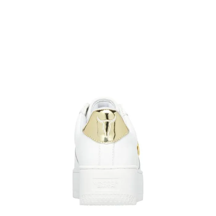Windsor Smith Platform Sneakers Women RICH WHITE LEATHER GOLD METALLIC SNEAKERS Windsor Smith Platform Sneakers Women RICH WHITE LEATHER GOLD METALLIC SNEAKERS