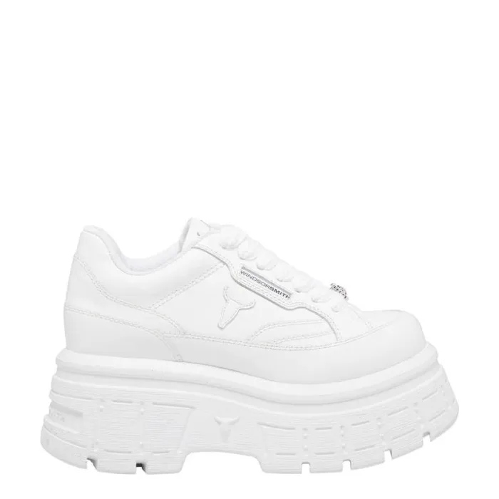 Windsor Smith Platform Sneakers Women SWERVE WHITE SNEAKERS