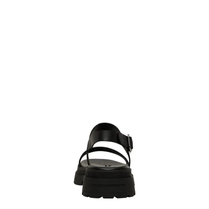 Windsor Smith Sandals Women LOYALTY BLACK LEATHER SANDALS Windsor Smith Sandals Women LOYALTY BLACK LEATHER SANDALS