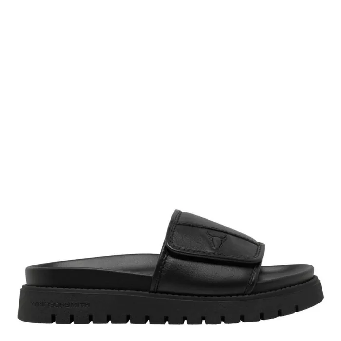 Windsor Smith Sandals Women MEMORIES BLACK LEATHER SANDALS