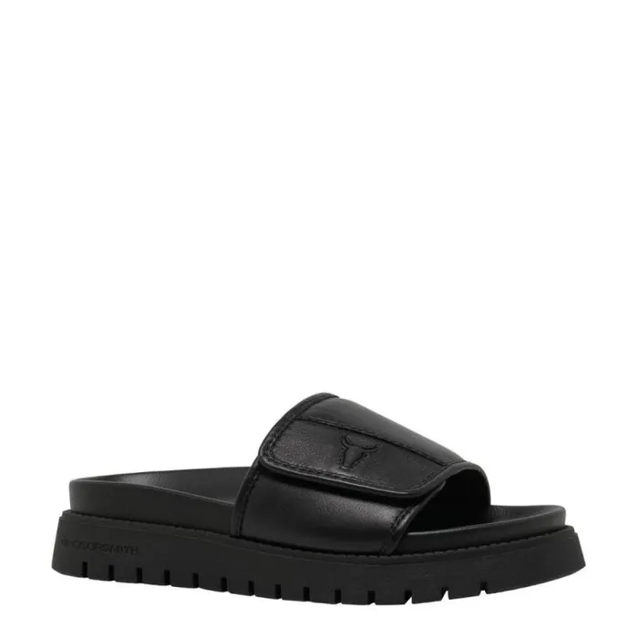 Windsor Smith Sandals Women MEMORIES BLACK LEATHER SANDALS Windsor Smith Sandals Women MEMORIES BLACK LEATHER SANDALS