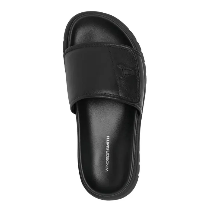 Windsor Smith Sandals Women MEMORIES BLACK LEATHER SANDALS Windsor Smith Sandals Women MEMORIES BLACK LEATHER SANDALS