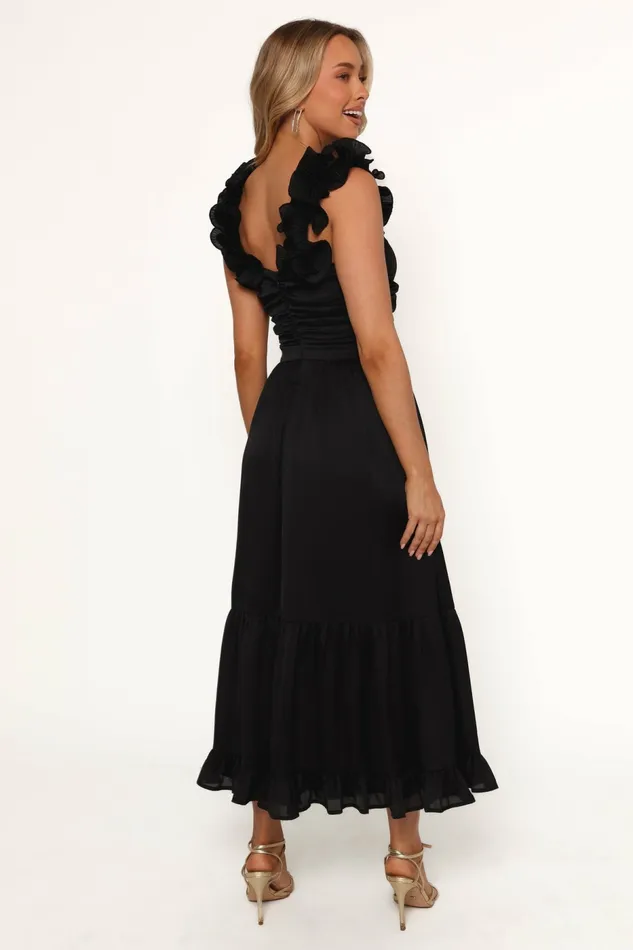 Winter Dresses Inca Midi Dress Black 8211 Petal and Pup Women