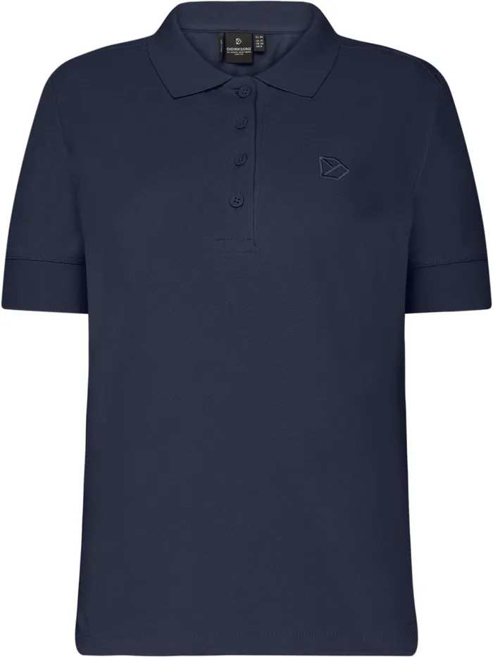 Wivi Polo Dark Night Blue Women Didriksons Tshirts Wivi Polo Dark Night Blue Women Didriksons Tshirts