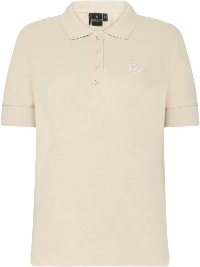 Wivi Polo Light Beige Women Didriksons Tshirts