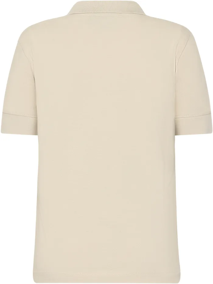 Wivi Polo Light Beige Women Didriksons Tshirts Wivi Polo Light Beige Women Didriksons Tshirts