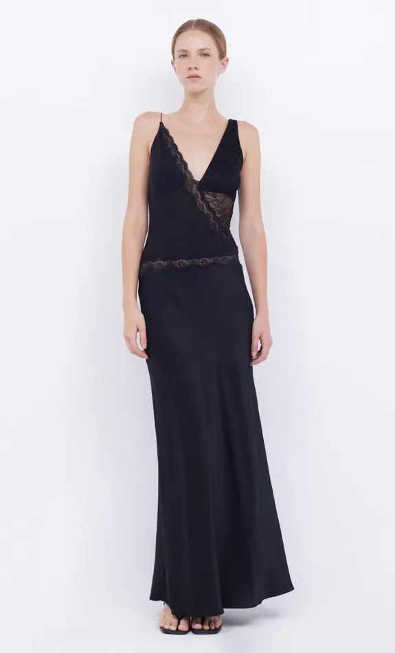 Women ABRIELLE LACE MAXI DRESS 8211 BLACKBLACK Bec Bridge Wedding Guest