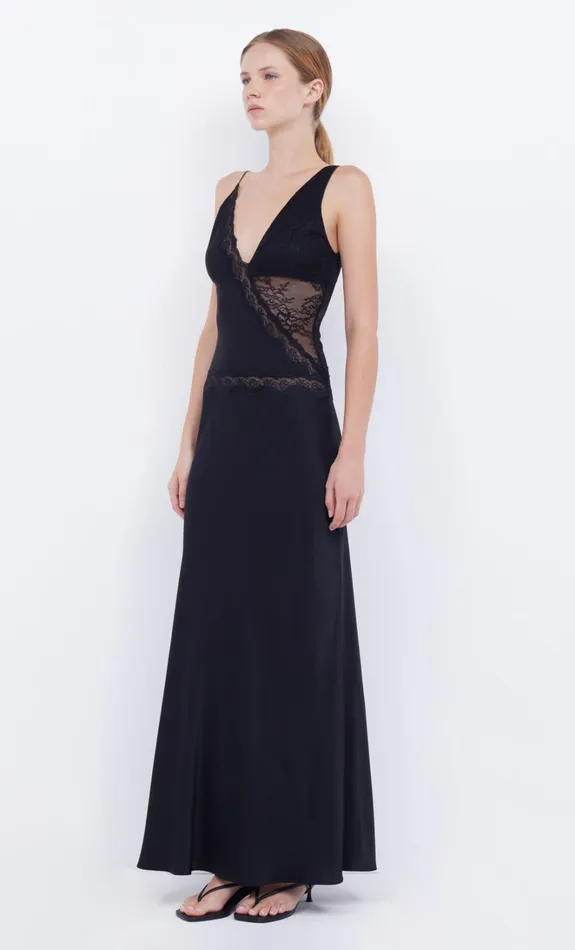 Women ABRIELLE LACE MAXI DRESS 8211 BLACKBLACK Bec Bridge Wedding Guest