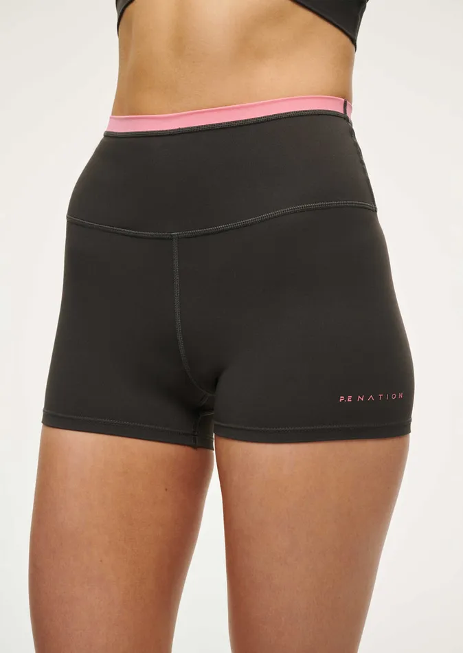 Women Activewear PE Nation VITA 258243 BIKE SHORT IN ASPHALT