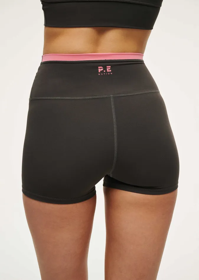 Women Activewear PE Nation VITA 258243 BIKE SHORT IN ASPHALT