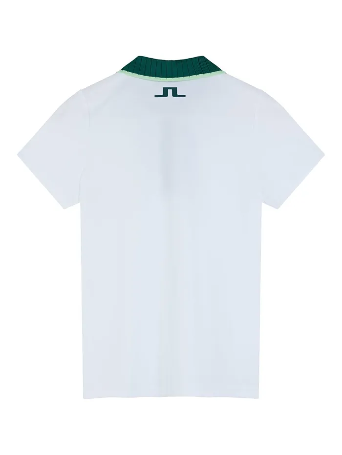Women Alea Polo White JLindeberg Polo Shirts Women Alea Polo White JLindeberg Polo Shirts