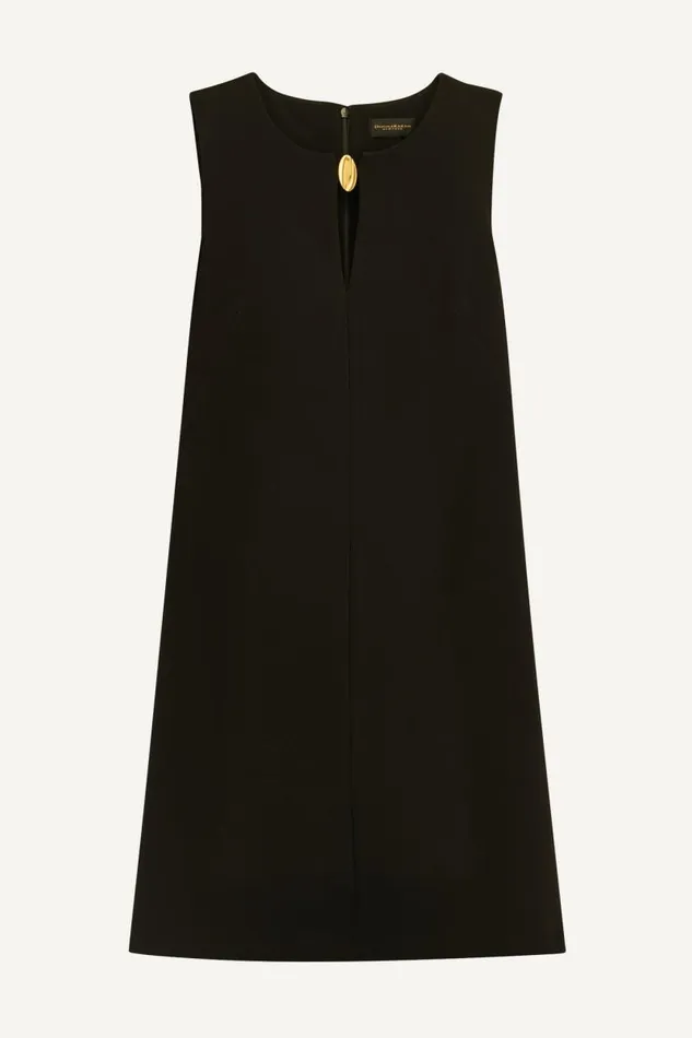 Women ALINE DRESS WITH KEYHOLE Black Donna Karan New York Dresses And Jumpsuits Women ALINE DRESS WITH KEYHOLE Black Donna Karan New York Dresses And Jumpsuits