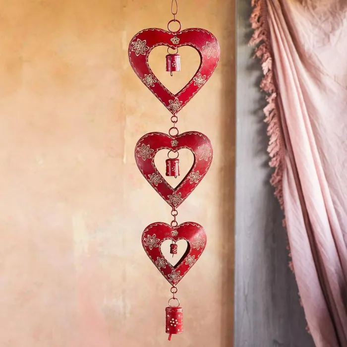 Women Alpenhaus Heart Chimes Sundance Catalog Decor