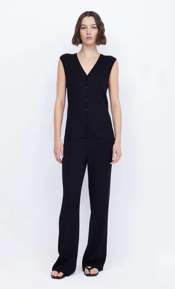 Women AMALFI VEST 8211 BLACK Bec Bridge Sleeveless