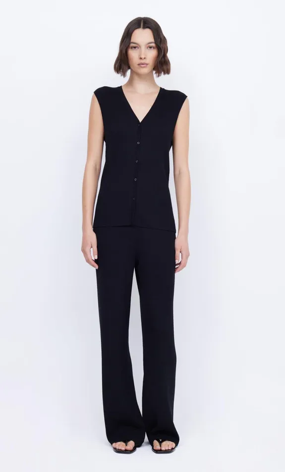 Women AMALFI VEST 8211 BLACK Bec Bridge Sleeveless