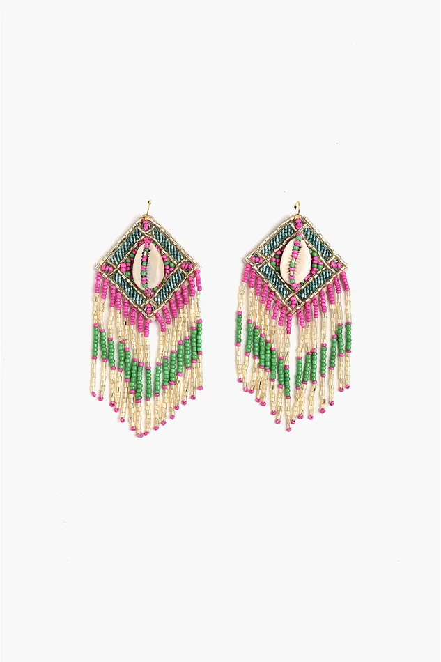 Women America and Beyond Paparazzi Tassel Earrings Earrings