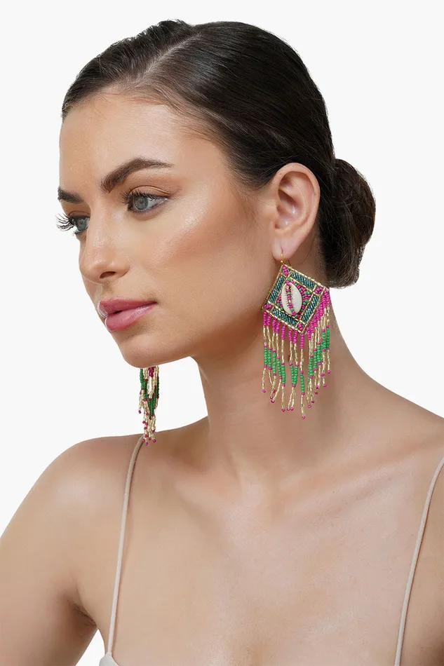 Women America and Beyond Paparazzi Tassel Earrings Earrings