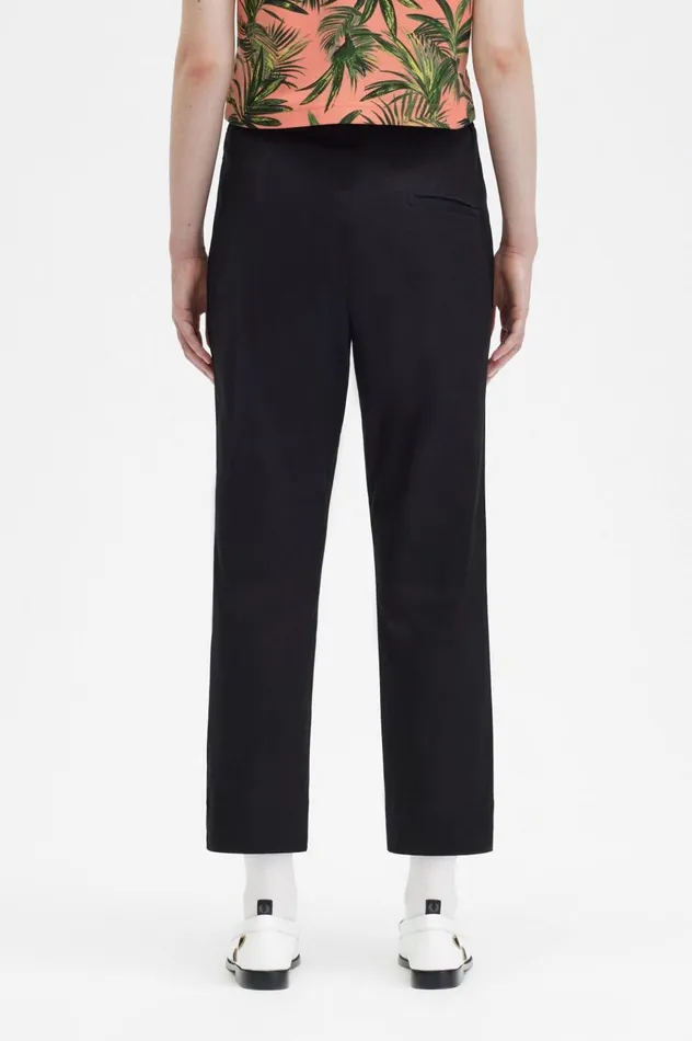 Women Amy Winehouse FoundationHigh Waist Trousers Coral Heat Fred Perry Trousers and Skirts