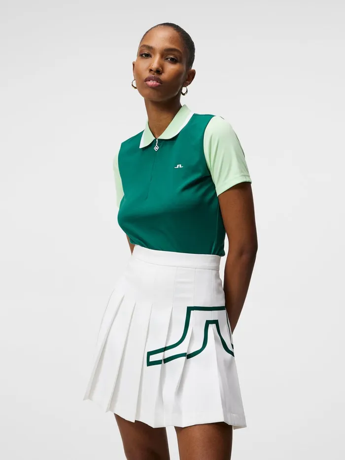 Women Antonia Polo Rain Forest JLindeberg Polo Shirts