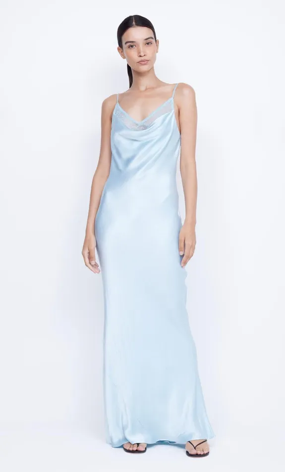 Women ARABELLA BACKLESS DRESS 8211 DOLPHIN BLUE Bec Bridge Prom Dresses
