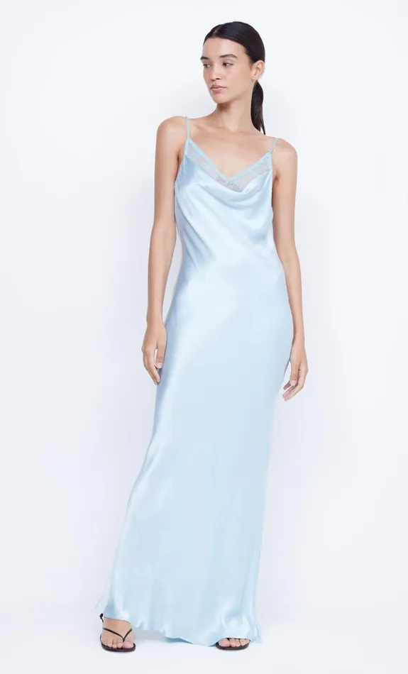 Women ARABELLA BACKLESS DRESS 8211 DOLPHIN BLUE Bec Bridge Prom Dresses