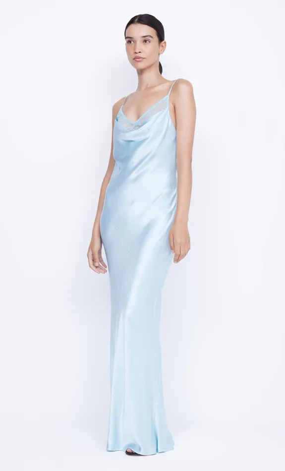 Women ARABELLA BACKLESS DRESS 8211 DOLPHIN BLUE Bec Bridge Prom Dresses