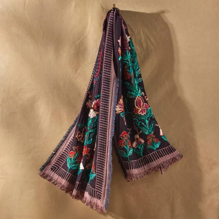Women Arequipa Scarf Plum Sundance Catalog Scarves and Gloves Women Arequipa Scarf Plum Sundance Catalog Scarves and Gloves
