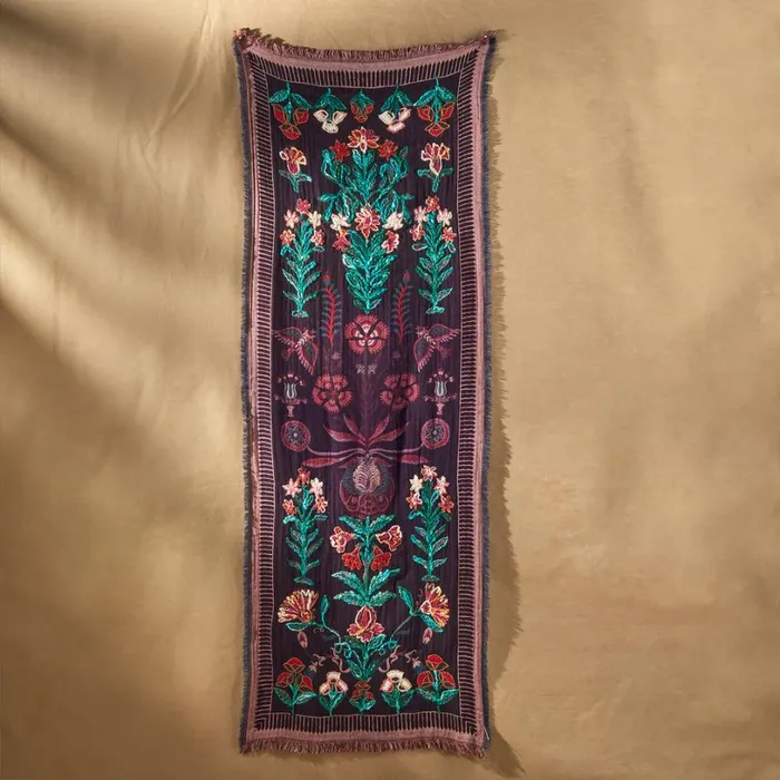 Women Arequipa Scarf Plum Sundance Catalog Scarves and Gloves Women Arequipa Scarf Plum Sundance Catalog Scarves and Gloves