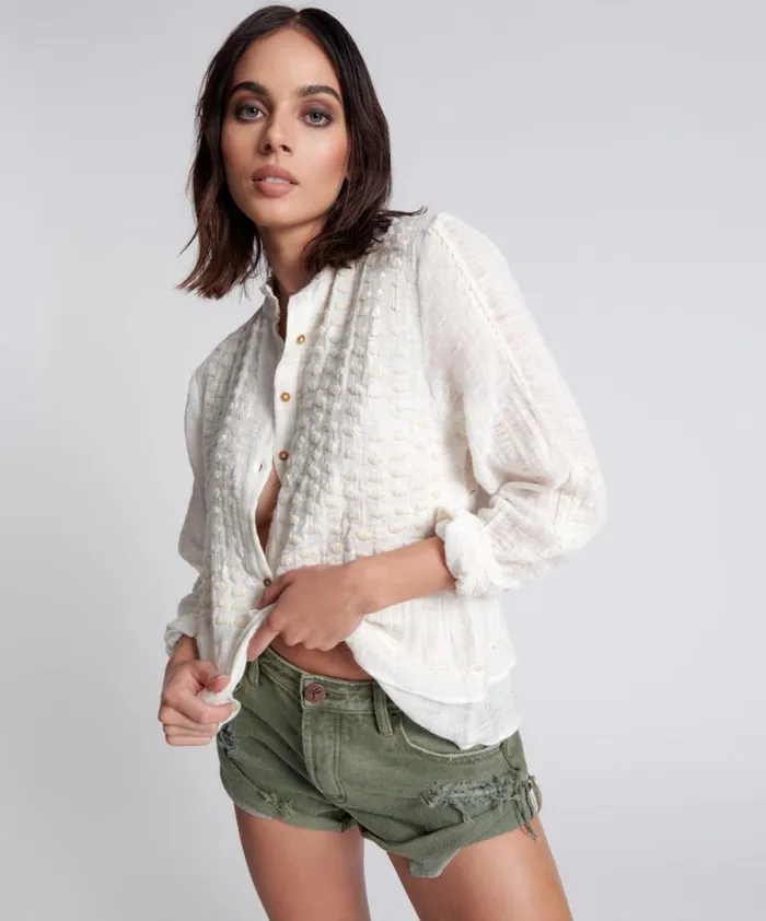 Women ARTISAN HANDMADE PHOENIX TOP One Teaspoon Tops