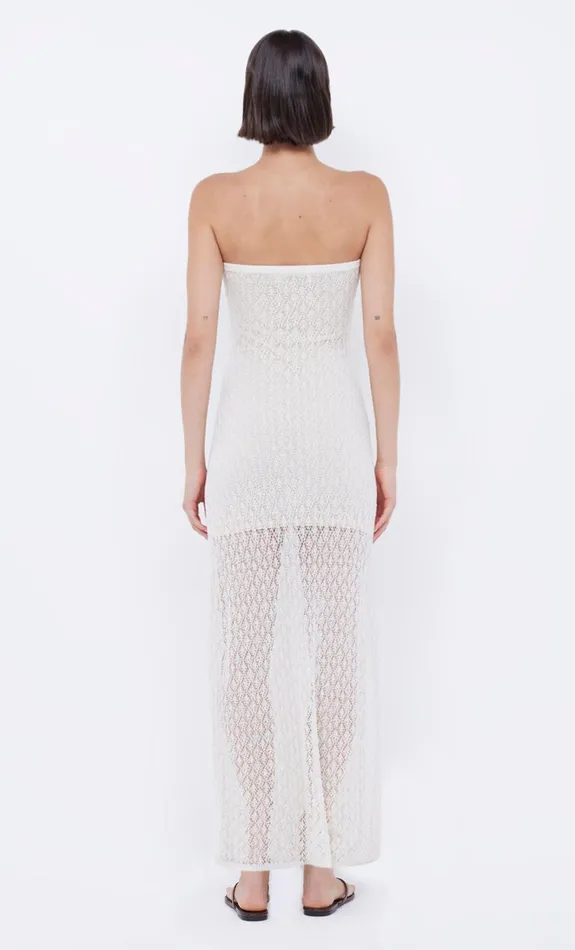 Women AURORA STRAPLESS DRESS 8211 IVORY Bec Bridge Midi Dresses