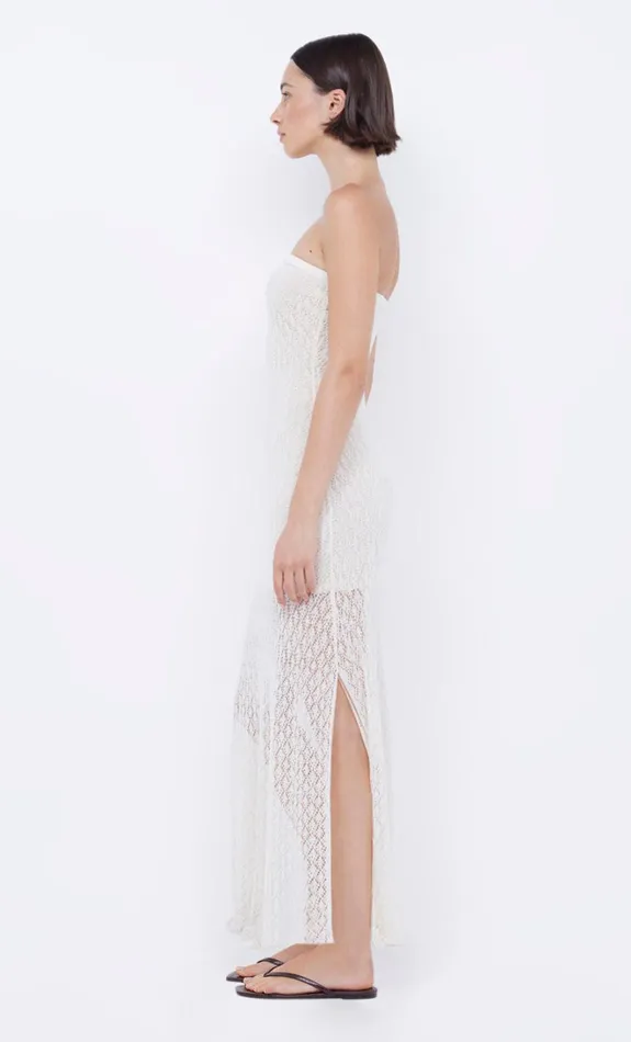 Women AURORA STRAPLESS DRESS 8211 IVORY Bec Bridge Midi Dresses