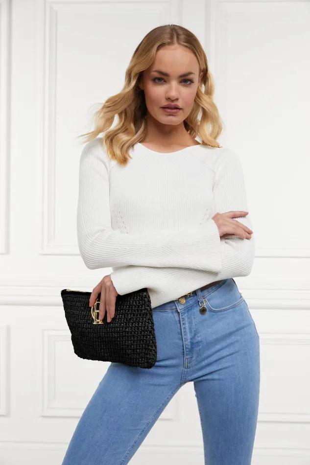 Women Bags Holland Cooper Riviera Clutch Black Women Bags Holland Cooper Riviera Clutch Black