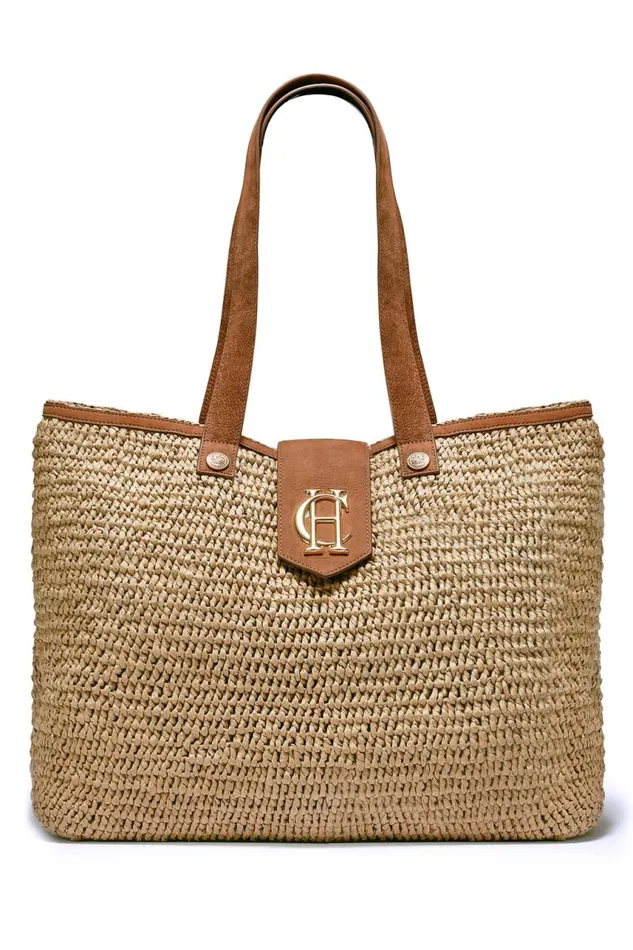 Women Bags Holland Cooper Straw Shopper Natural