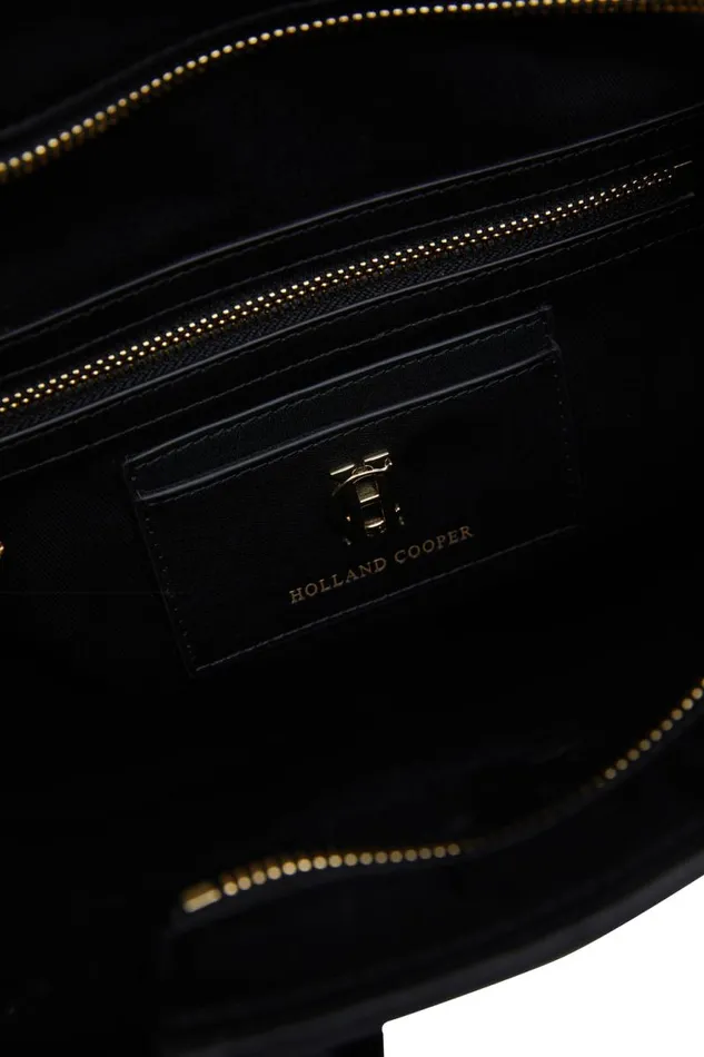 Women Bags Holland Cooper The Brompton Mini Tote Black Women Bags Holland Cooper The Brompton Mini Tote Black