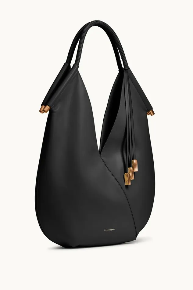 Women BALDWIN LARGE SHOULDER BAG Black Donna Karan New York Shoulder And Hobo Bags