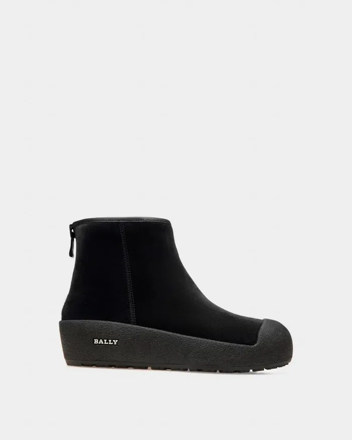 Women Bally Boots and Ankle Boots Guard II Leather Snow Boots In Black Black